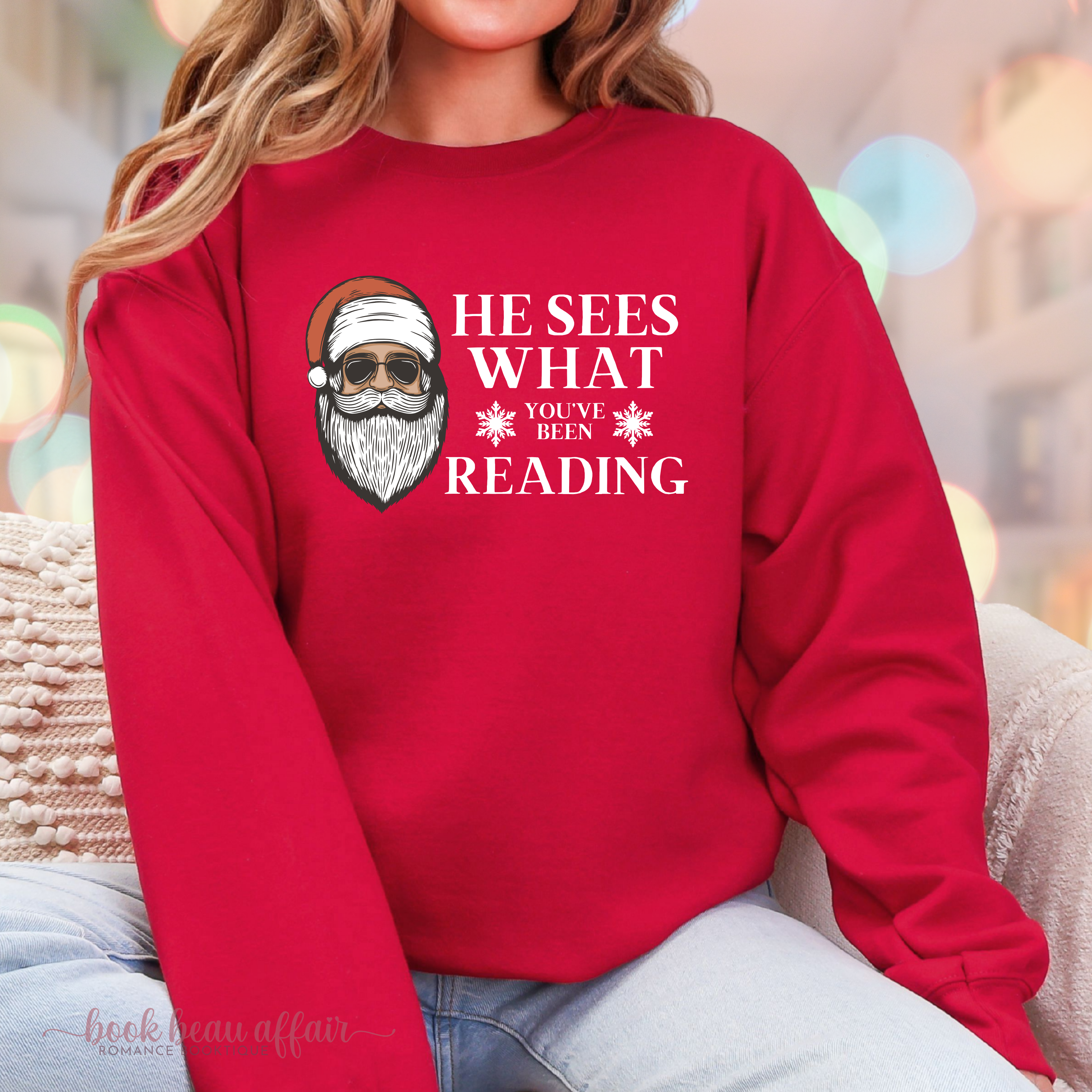 he sees what you've been reading (santa crew)