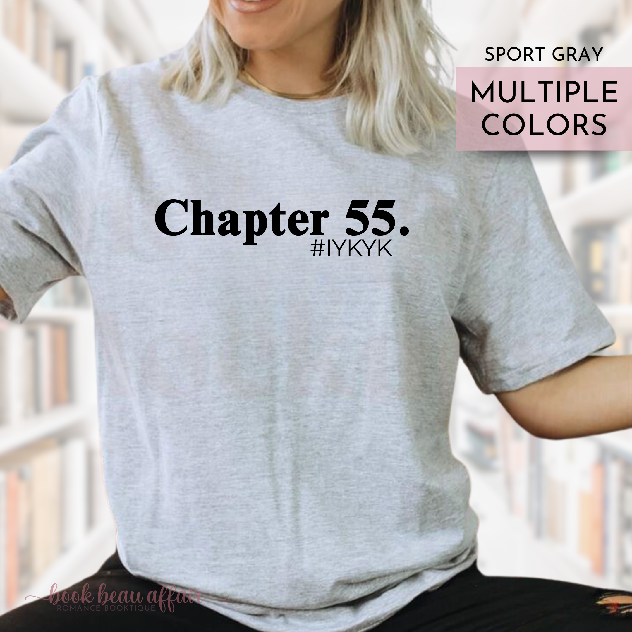 Chapter 55, If you know you know, #IYKYK, ACOTAR Shirt, Fated Mates, Rhysand, Bookish Tee, Sport Gray Tee