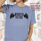 Wingspan Matters, Bat Wings, Bat Boys, Acotar Shirt, Bookish shirt, Romantasy, Rhysand, Heather Indigo Blue shirt