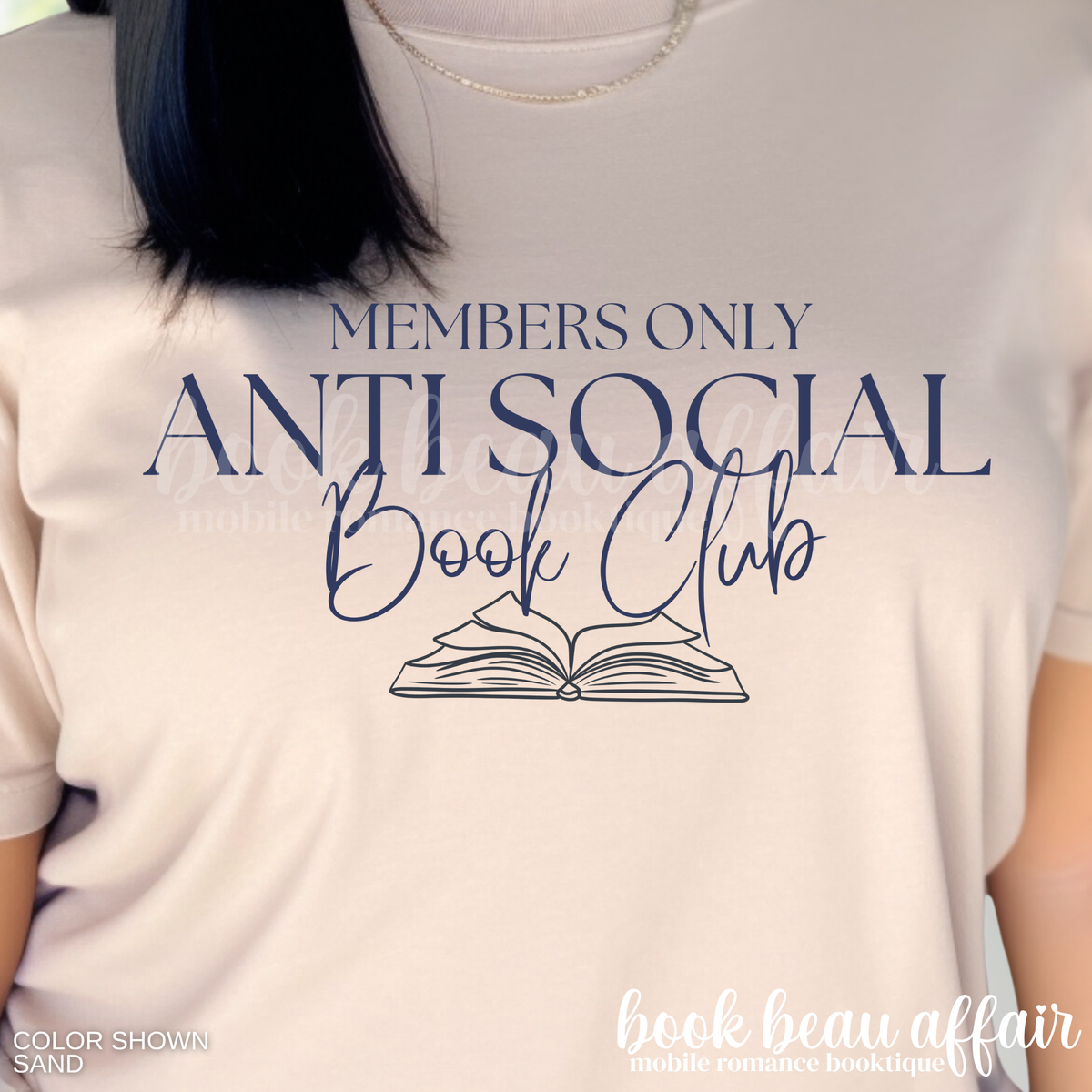 anti social book club (tee)