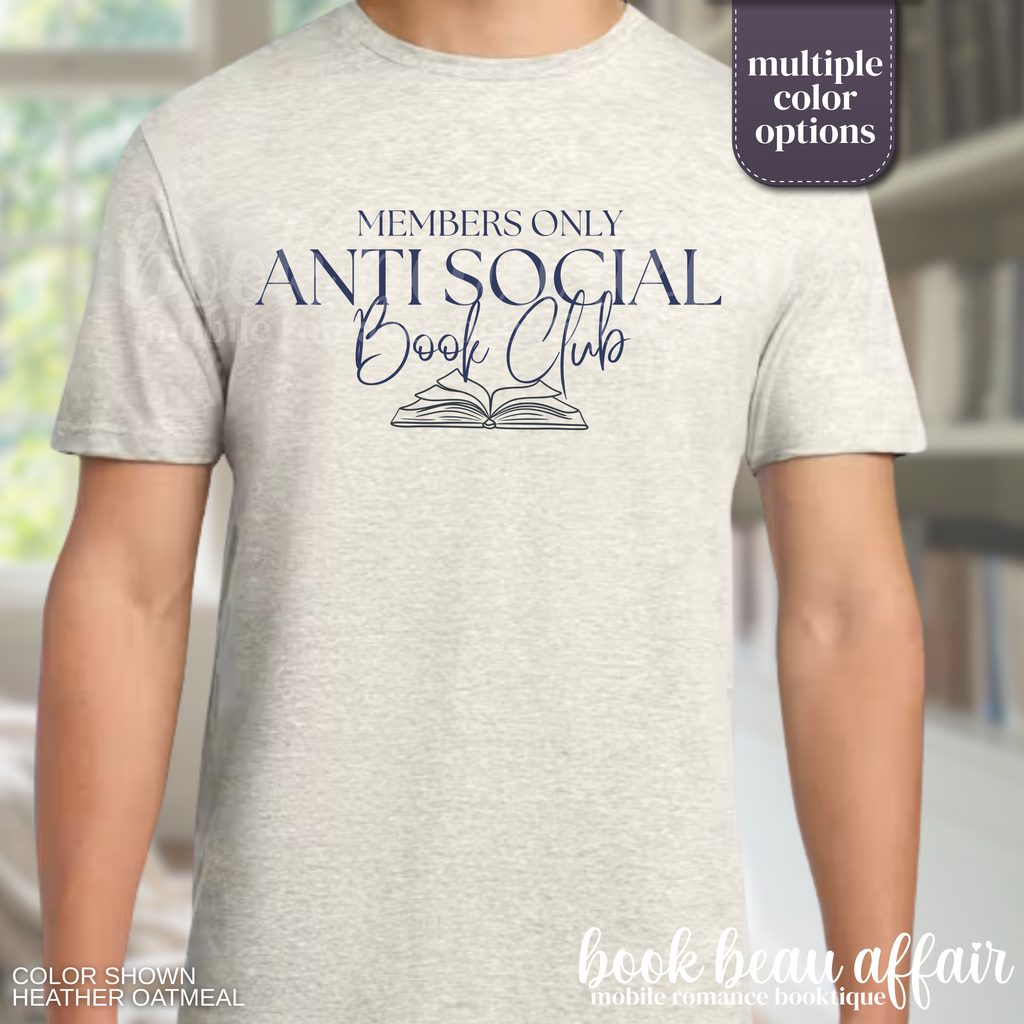 anti social book club (tee)