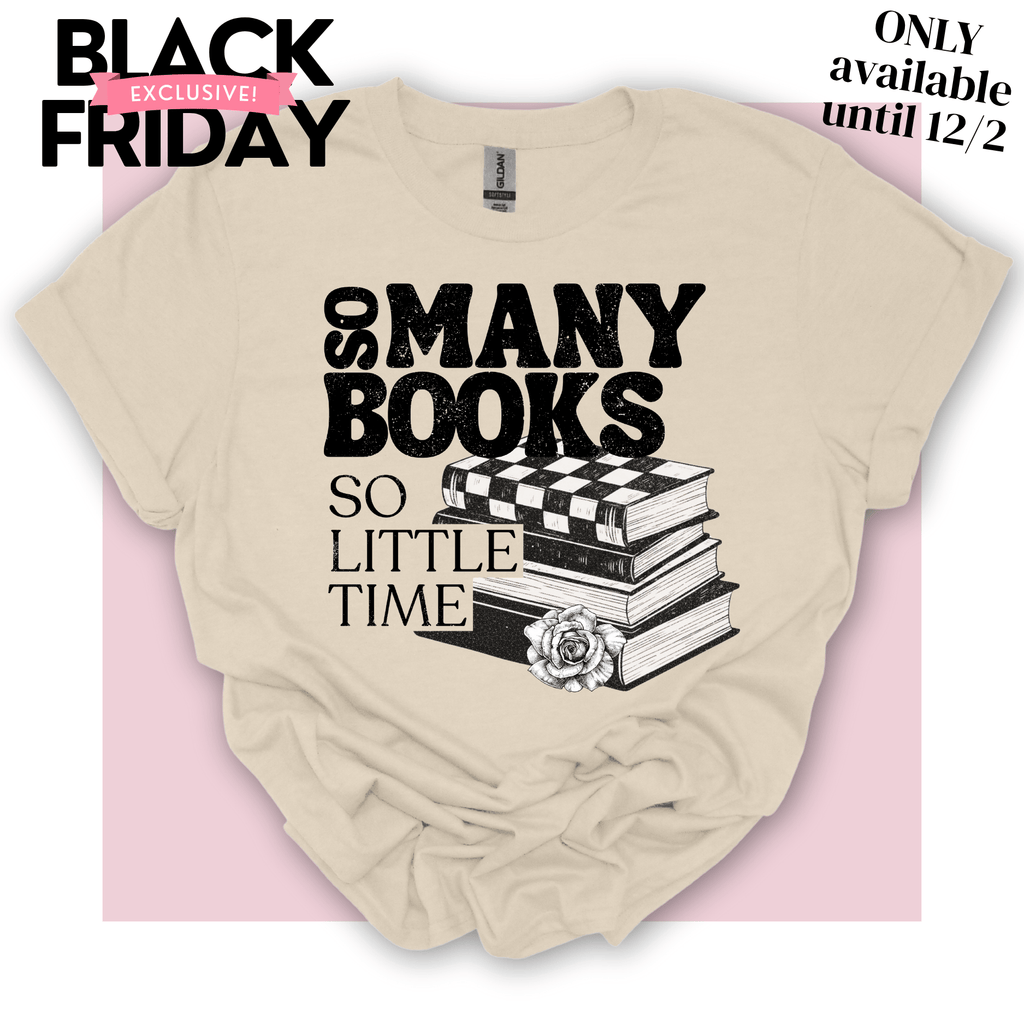 black friday exclusive: so many books
