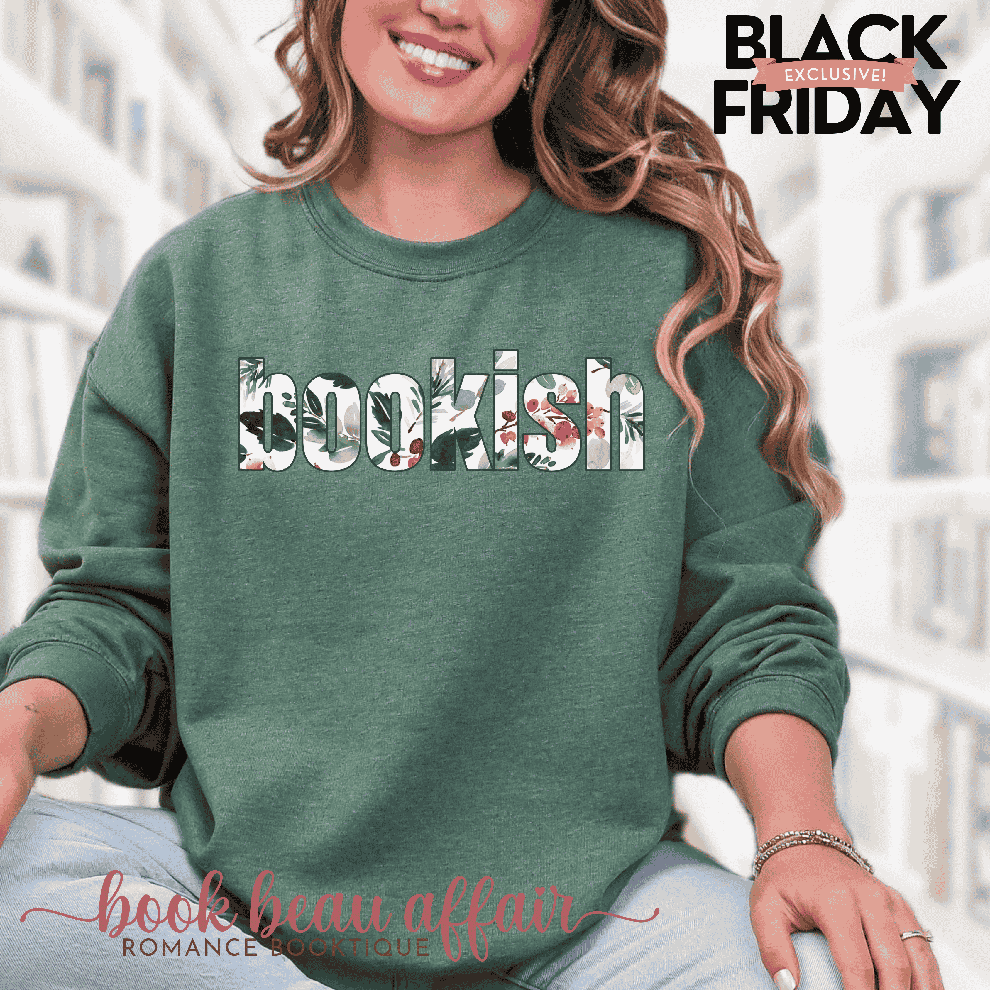 black friday exclusive: floral bookish