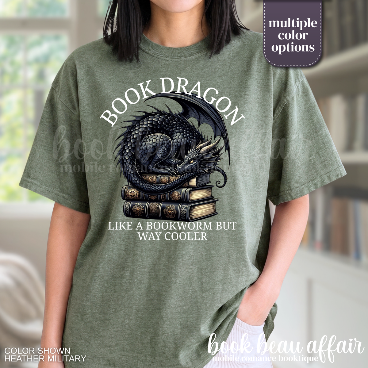 book dragon (tee)