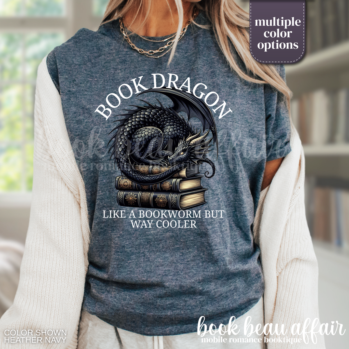 book dragon (tee)