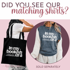 matching shirt for In my bookish era tote bag, tote bag for books, swiftie tote bag, taylor swift fans, bookish tote, book lover tote bag