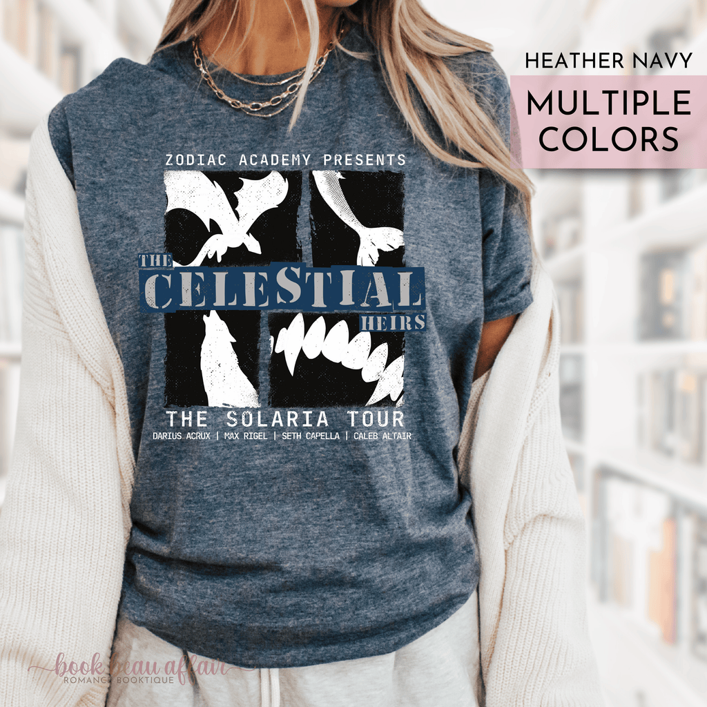 Zodiac Academy Presents The Celestial Heirs:  Darius Acrux, Seth Capella, Caleb Altair and Max Rigel. Heather Navy