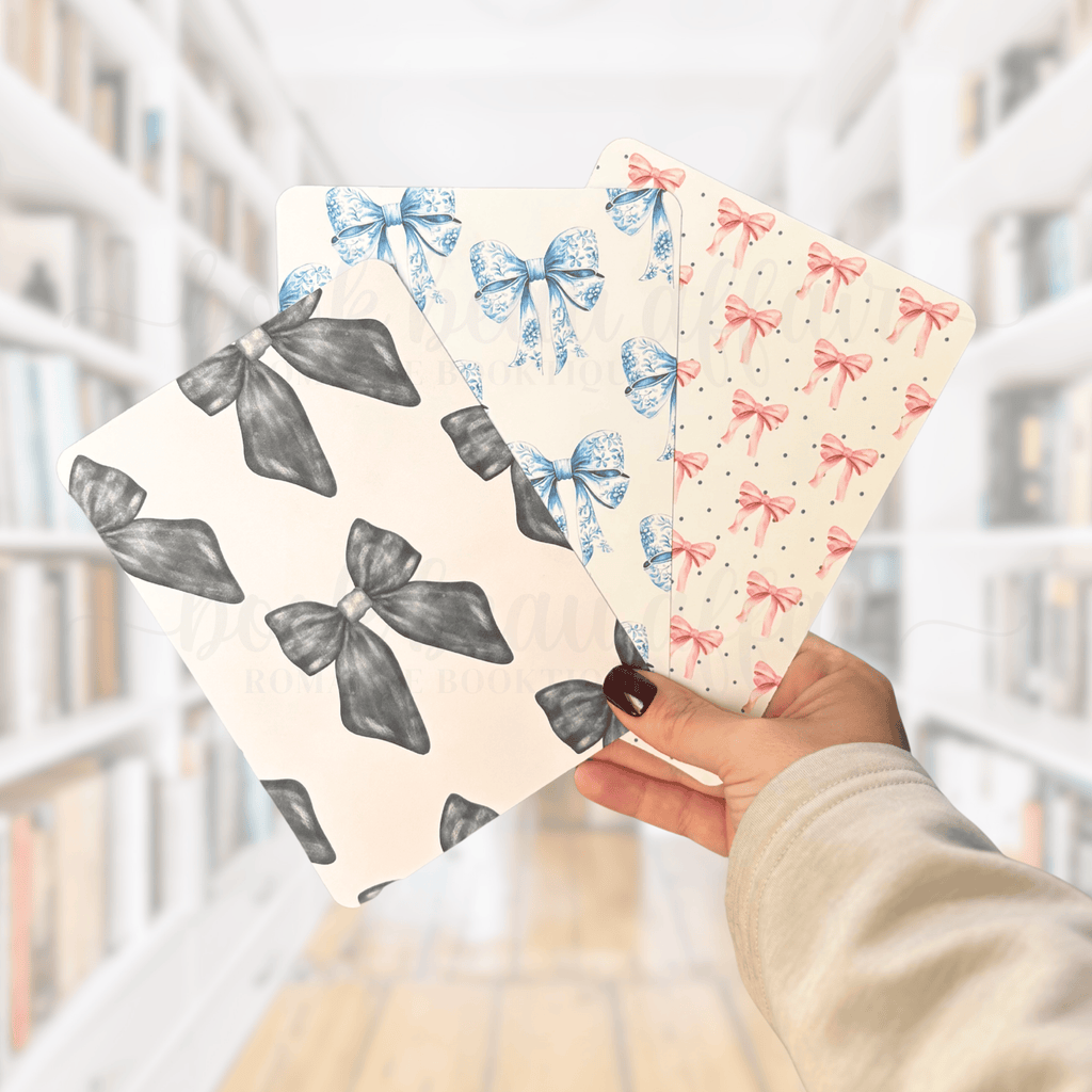A group of kindle case inserts with bows on them