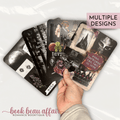 A group of four dark romance themed kindle case inserts