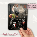 Devil's Night themed kindle case insert inspired by the Devils Night series by Penelope Douglas