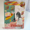 Kindle case insert with a picture of Taylor swift