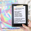 Blind Date with a Kindle. Includes an e-book, kindle case insert, kindle dust plug, and kindle charm chain plus more goodies