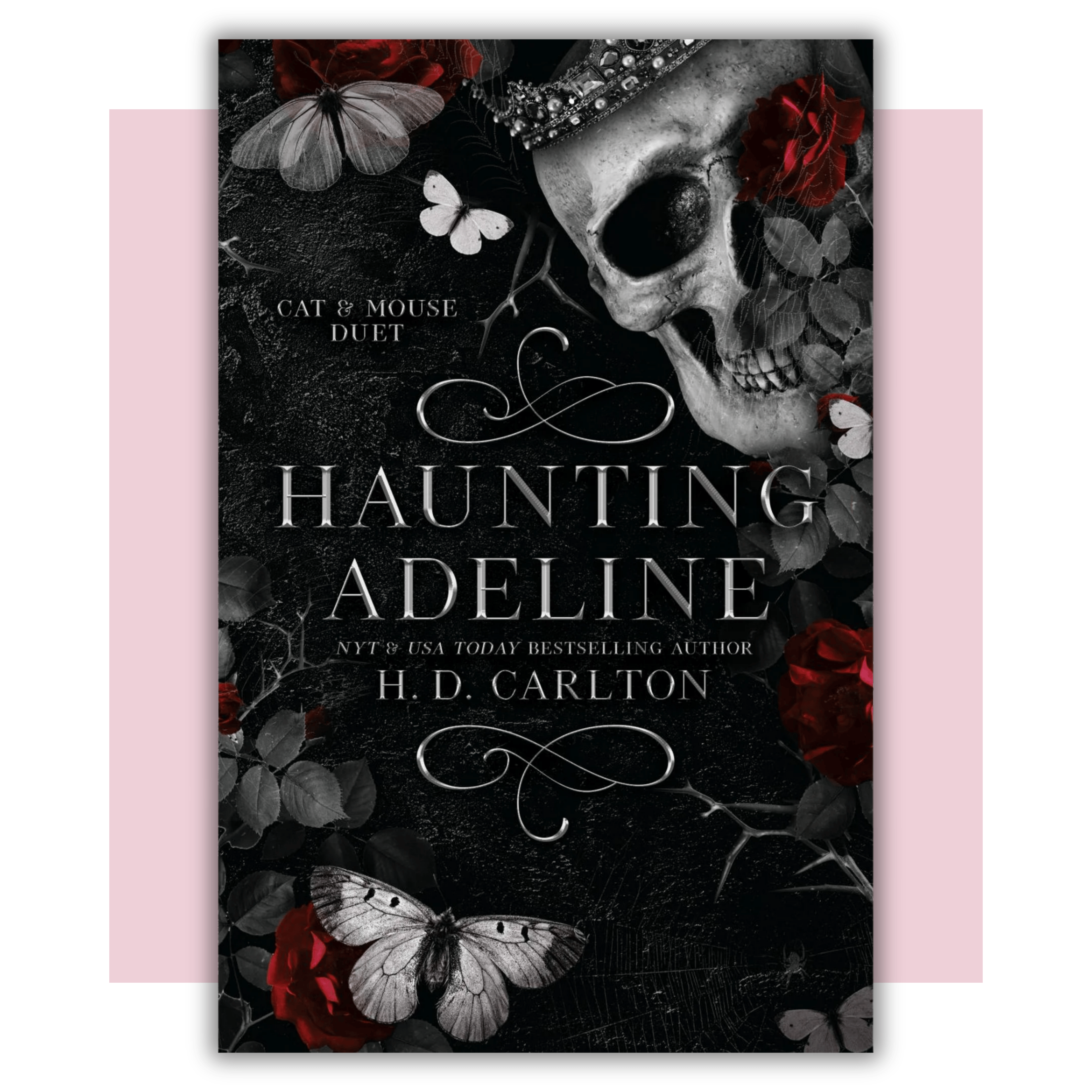 Book cover of 'Haunting Adeline' by H. D. Carlton