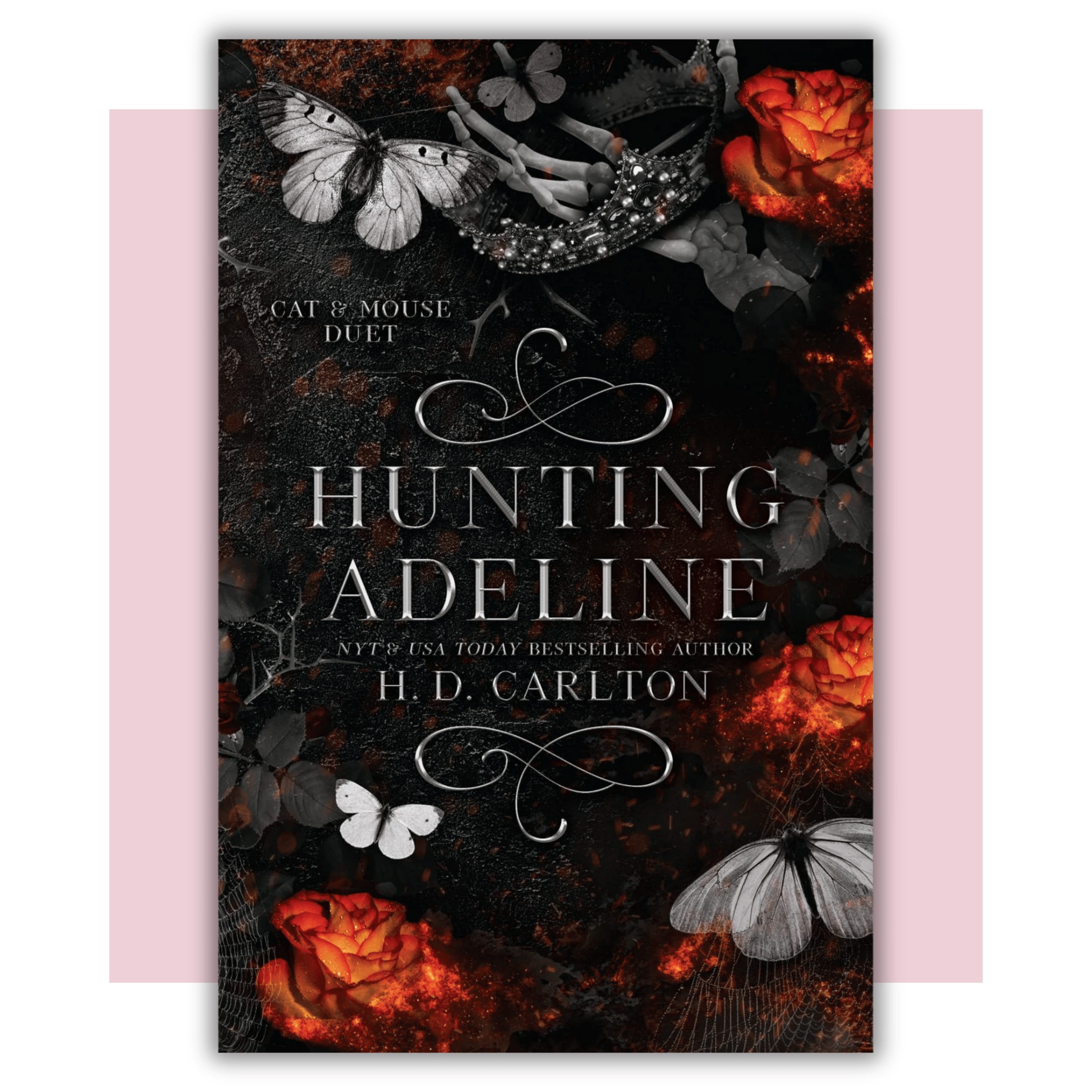 Book cover of 'Hunting Adeline' by H. D. Carlton