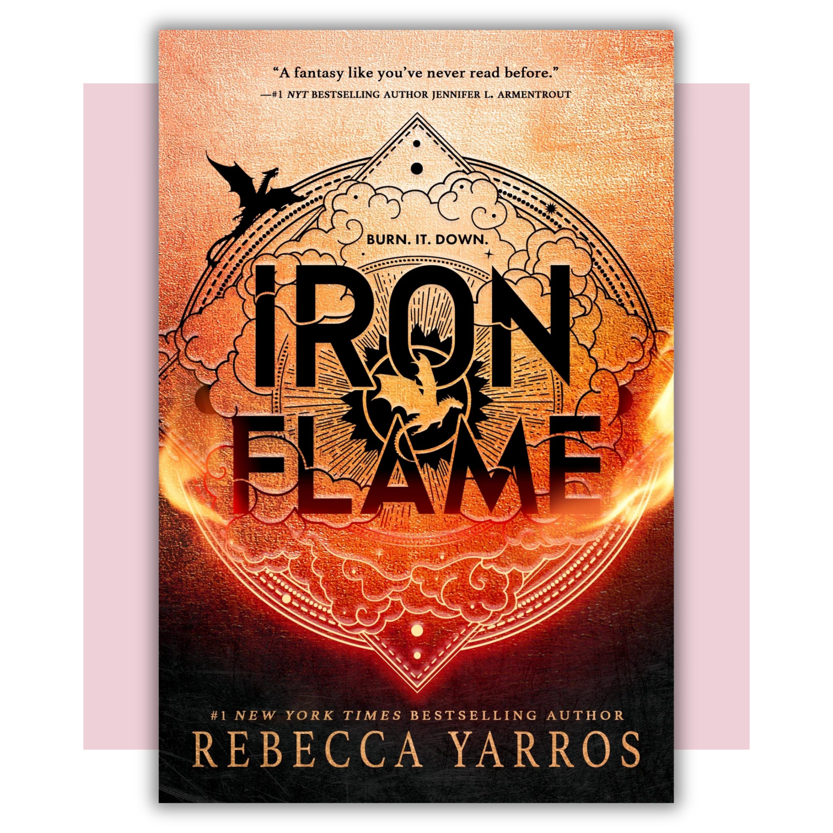 Book cover of 'Iron Flame' by Rebecca Yarros