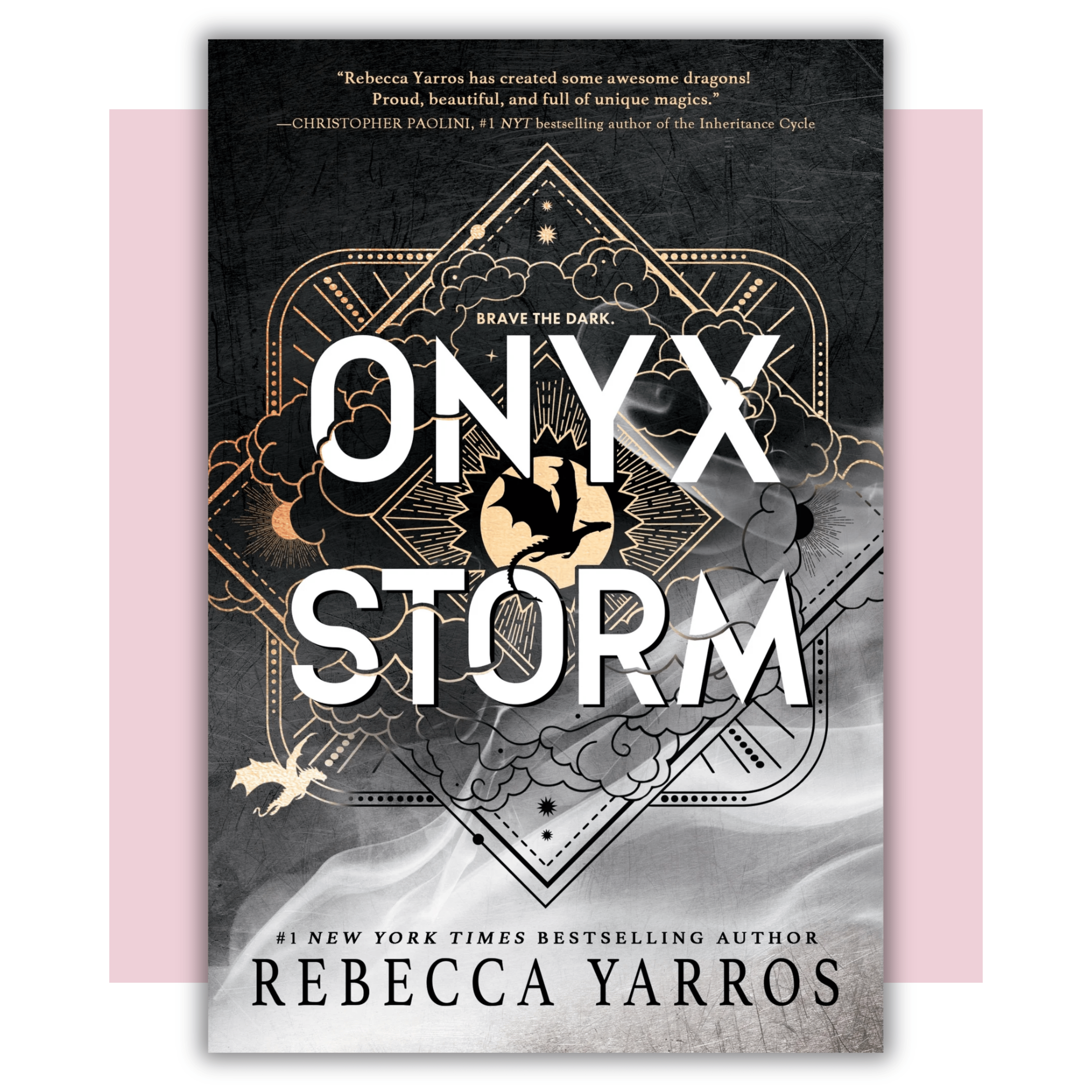 Book cover of 'Onyx Storm' by Rebecca Yarros 