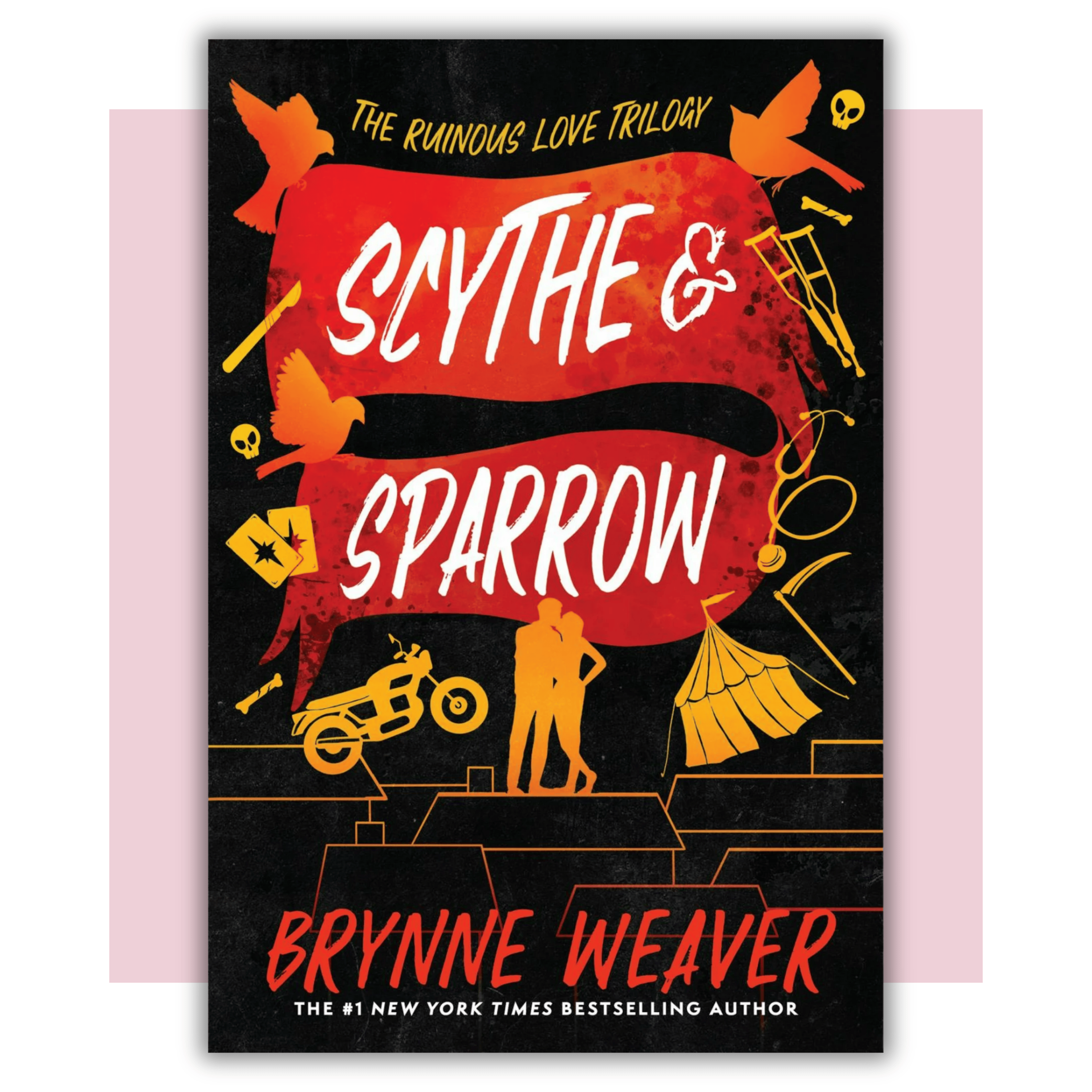 Book cover of 'Scythe & Sparrow' by Brynne Weaver 