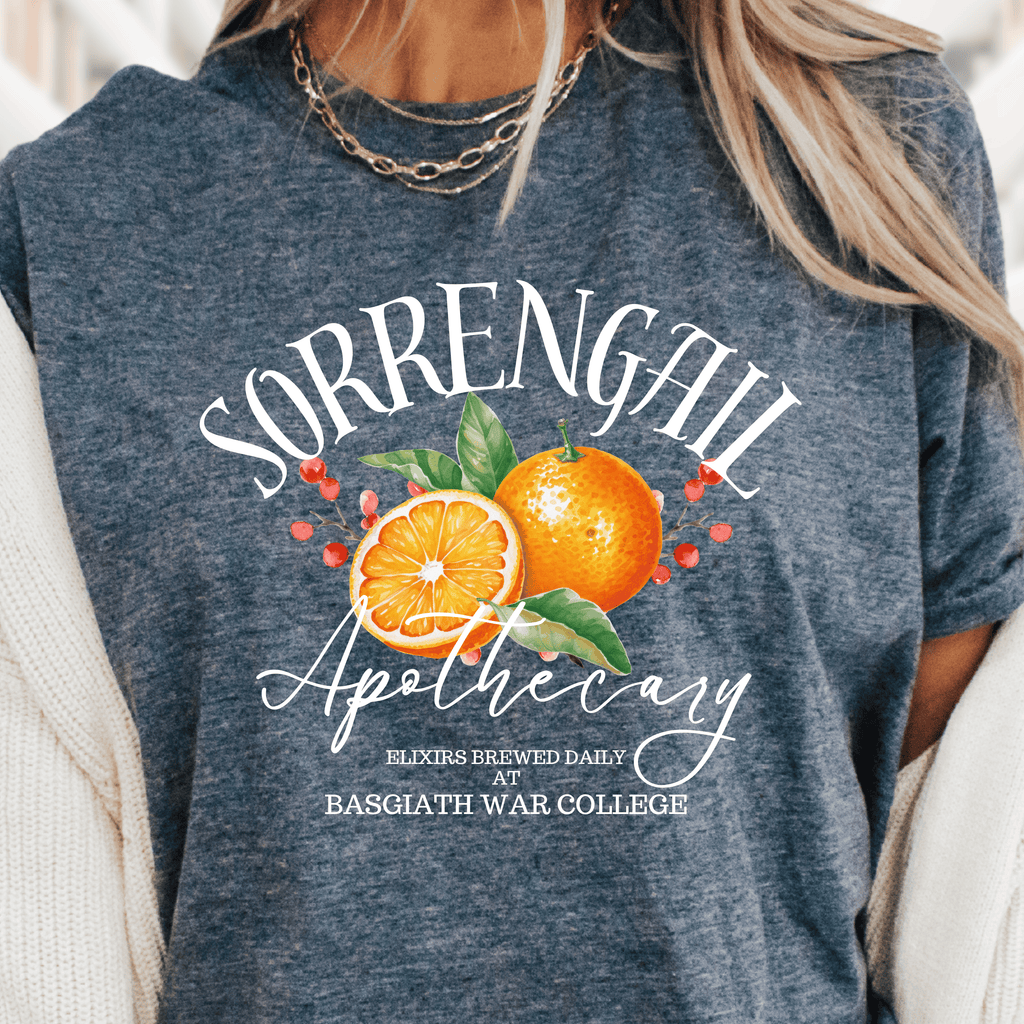 bookish shirt - sorrengail apothecary, elixers brewed daily at basgiath war college - Fourth wing
